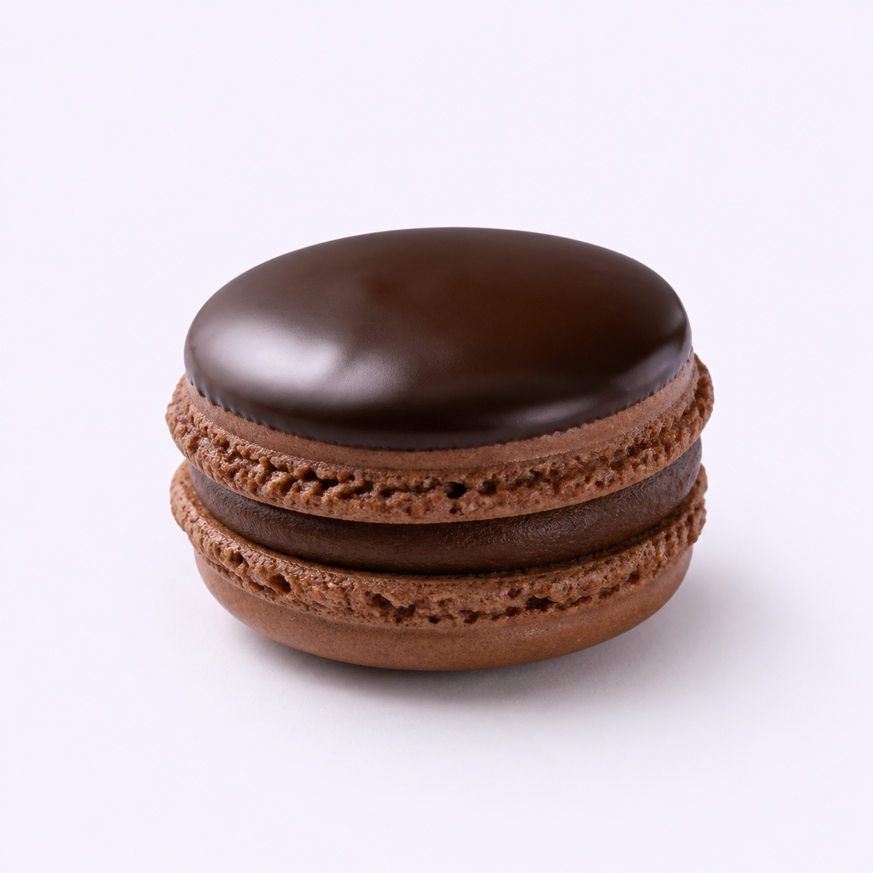 Triple Chocolate macaron